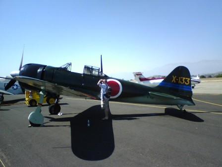 This is the closest I got to a roundel.
A fake Japanese zero.
