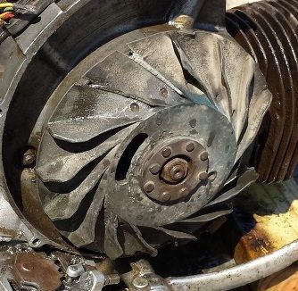 Motor #2, missing fins.