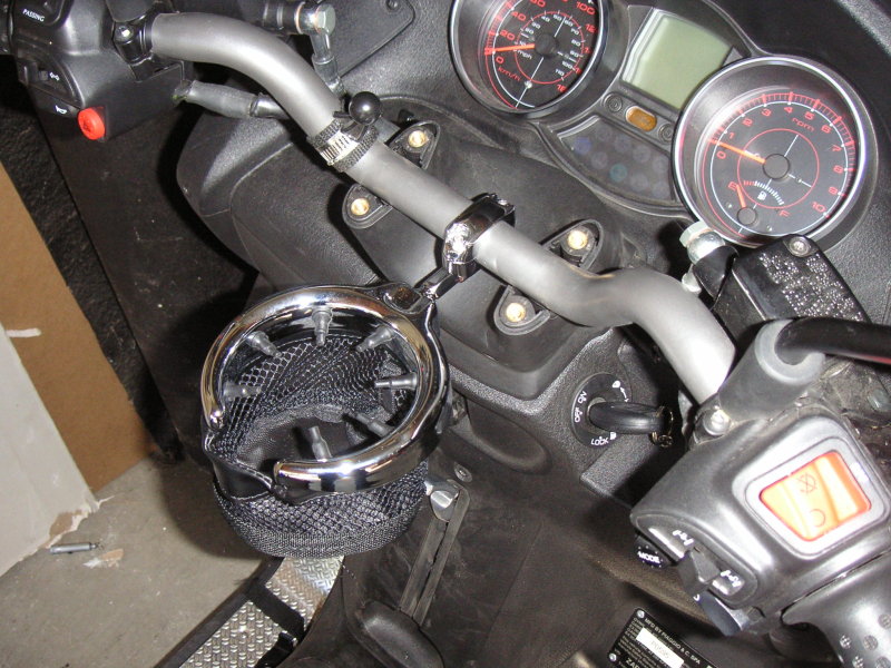 Mounting point with Piaggio plastic piece removed
