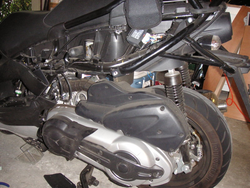 Rear panel removed. Just thought it was an interesting shot