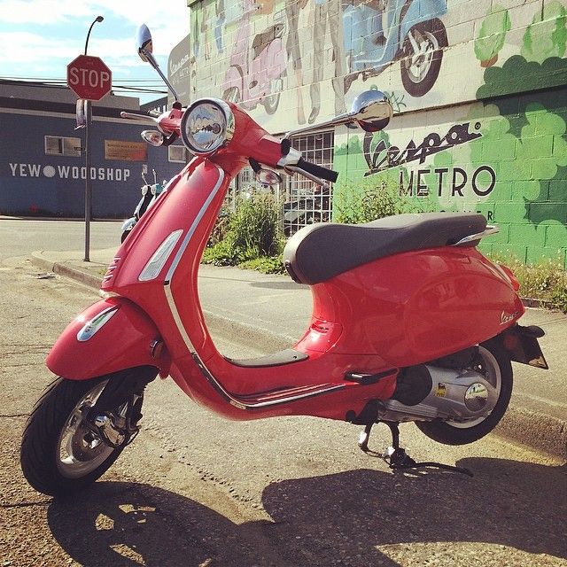 Modern Vespa Back in the Saddle on Vancouver's First Primavera