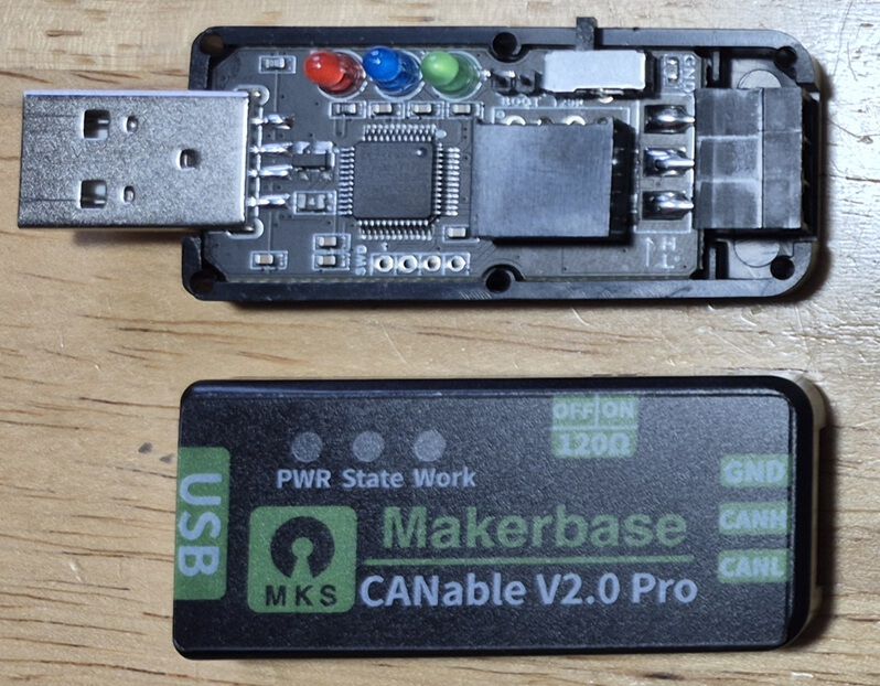 Inside CANable v2.0 Pro