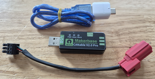 CANable device and cables