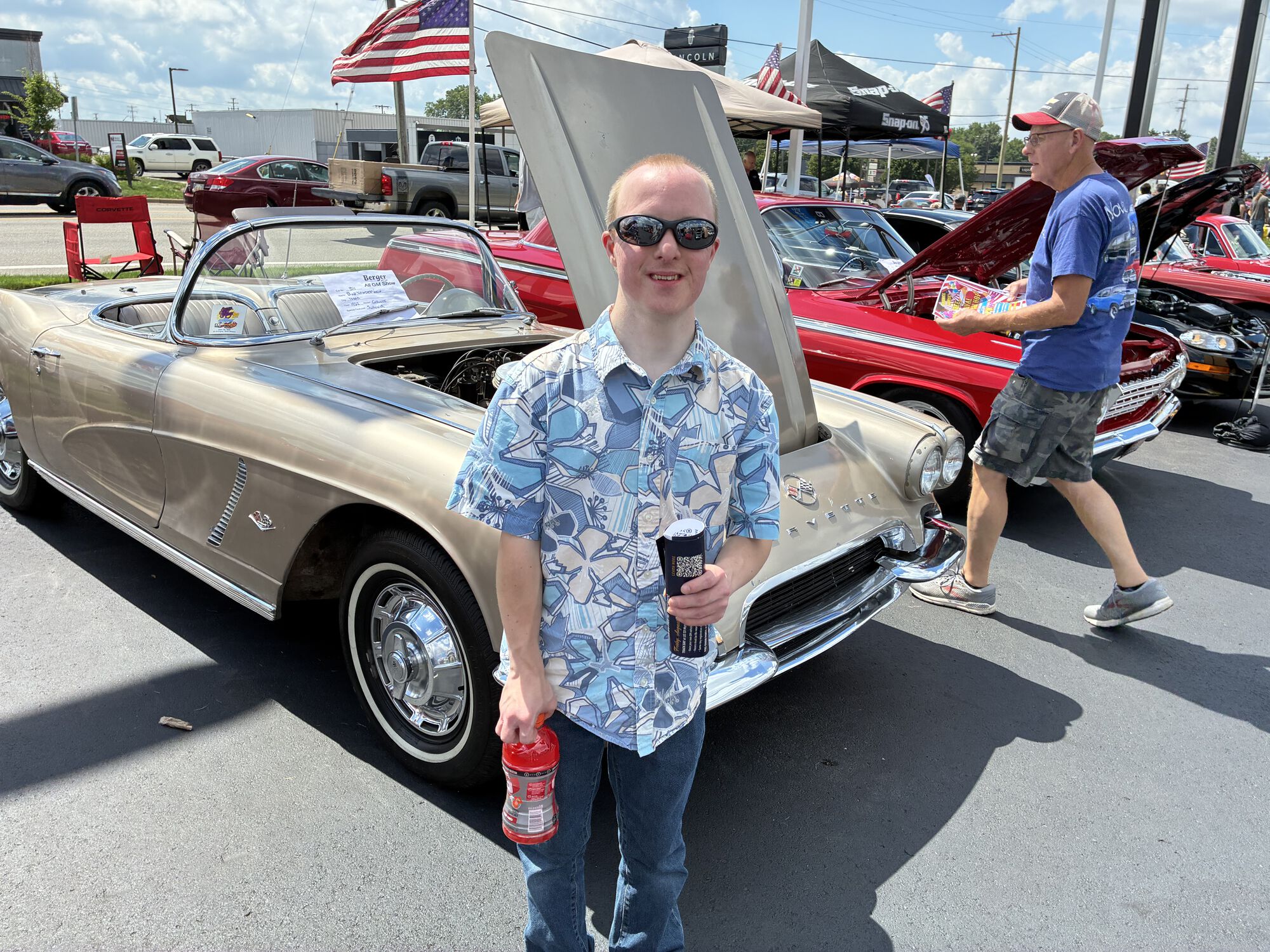 1962 Corvette, 1996 son.