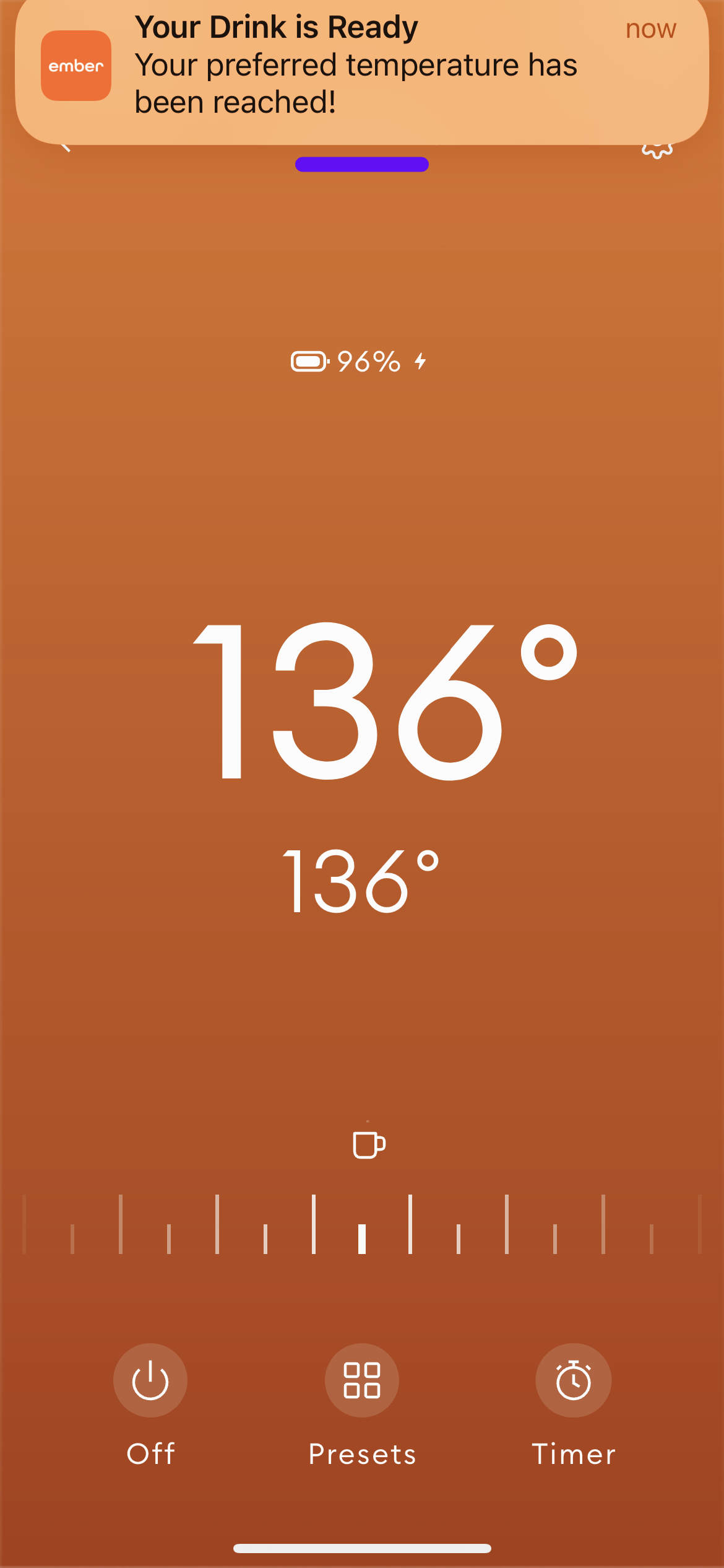 Perfect temp