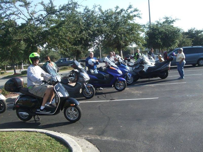 Modern Vespa Jacksonville, Florida Rides Every Tuesday & Sunday