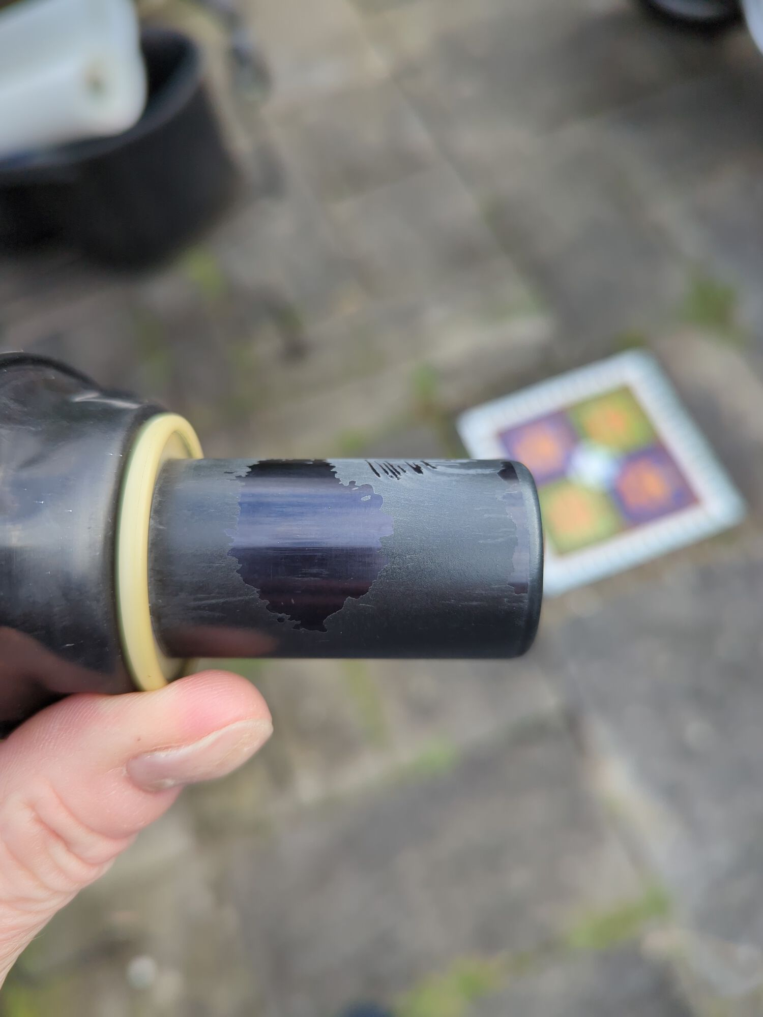 Carb slide with coating