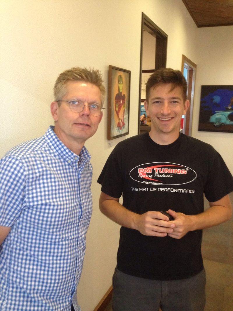 Max at Vespa Motorsports