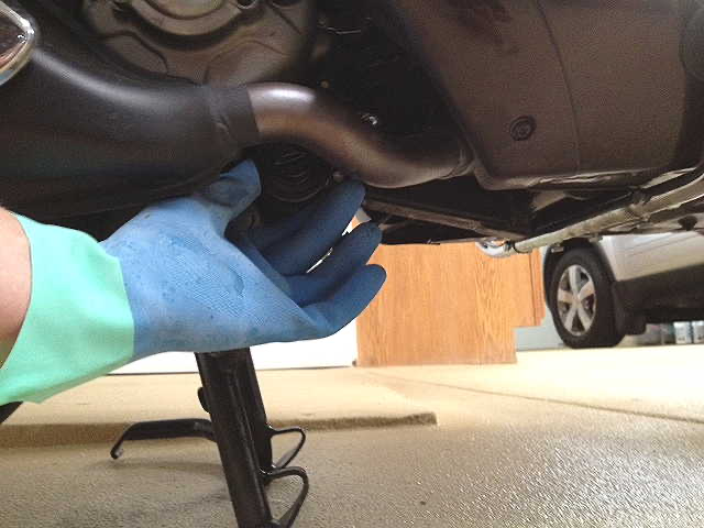 "Turn your headlight and cough."