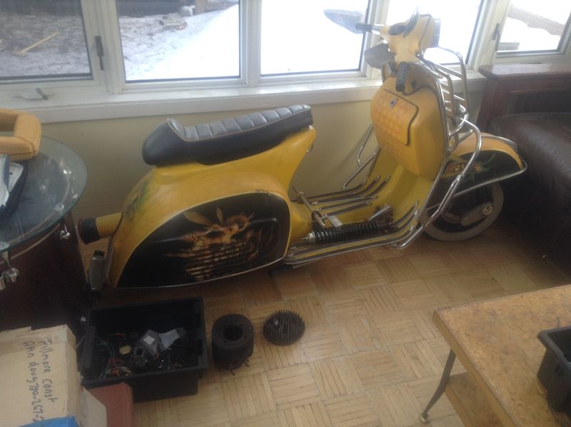 Modern Vespa Engine Swap for a 67 ish Vespa 180?