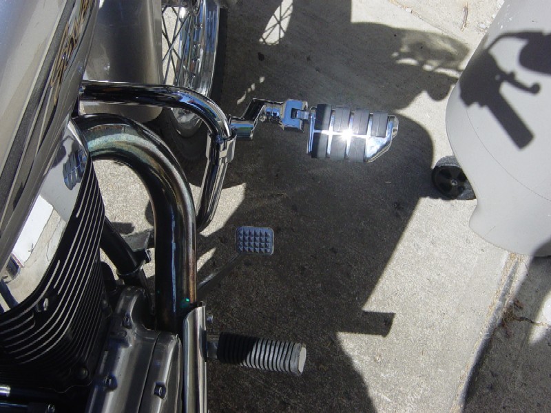 Modern Vespa "Highway pegs"