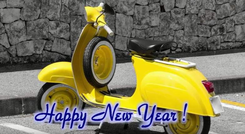 Modern Vespa : Happy New Year!