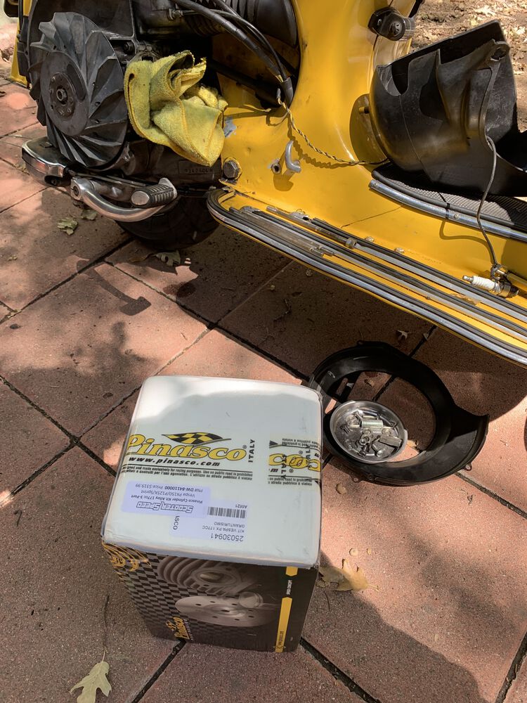 New kit delivered to air b n b after seize, back on the road next morning