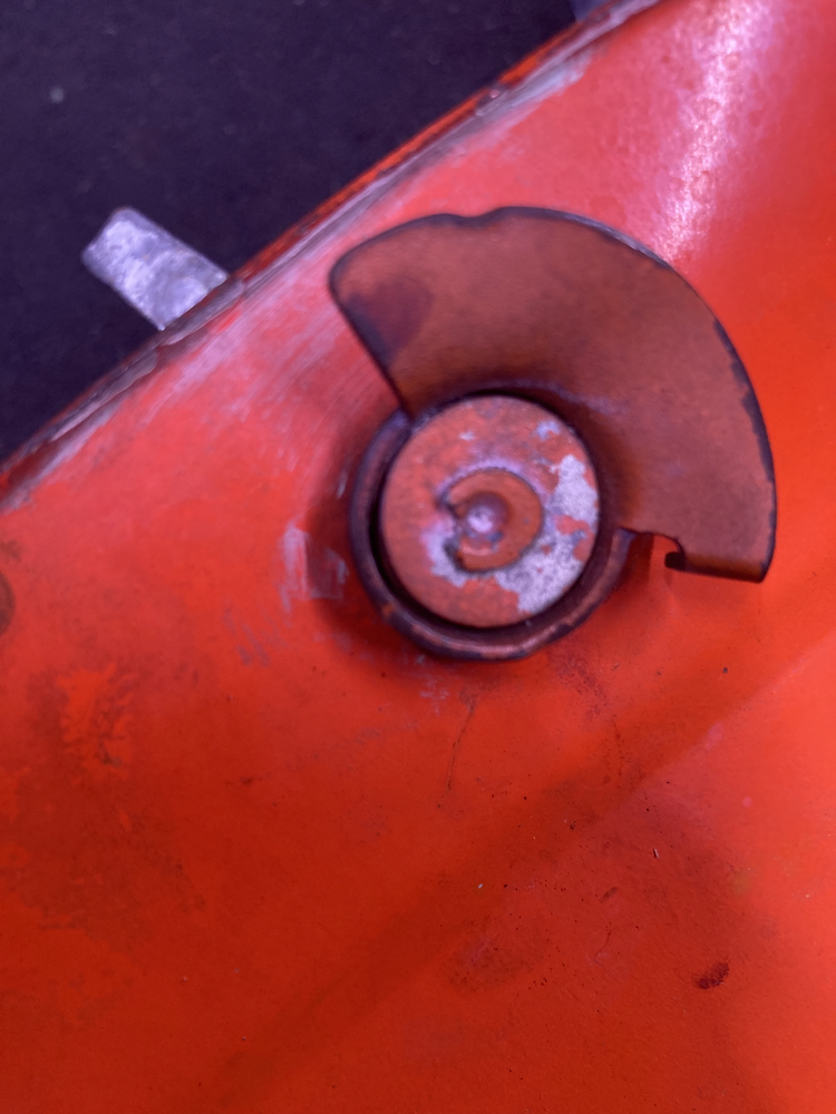 smallframe batter door latch, inside view