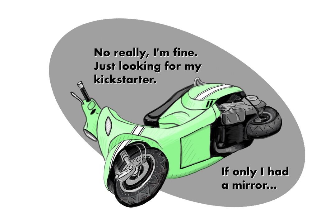 Feels like I fell on it.