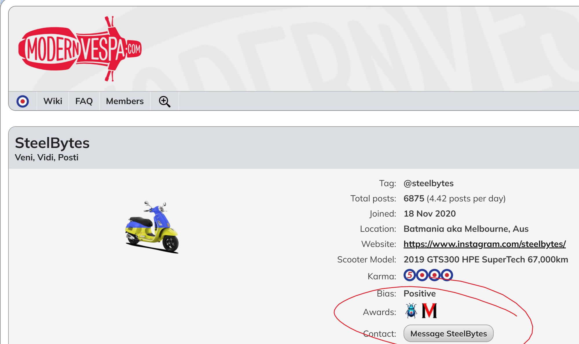 Forum member supplied image with no explanatory text