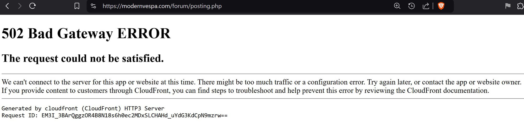 Forum member supplied image with no explanatory text