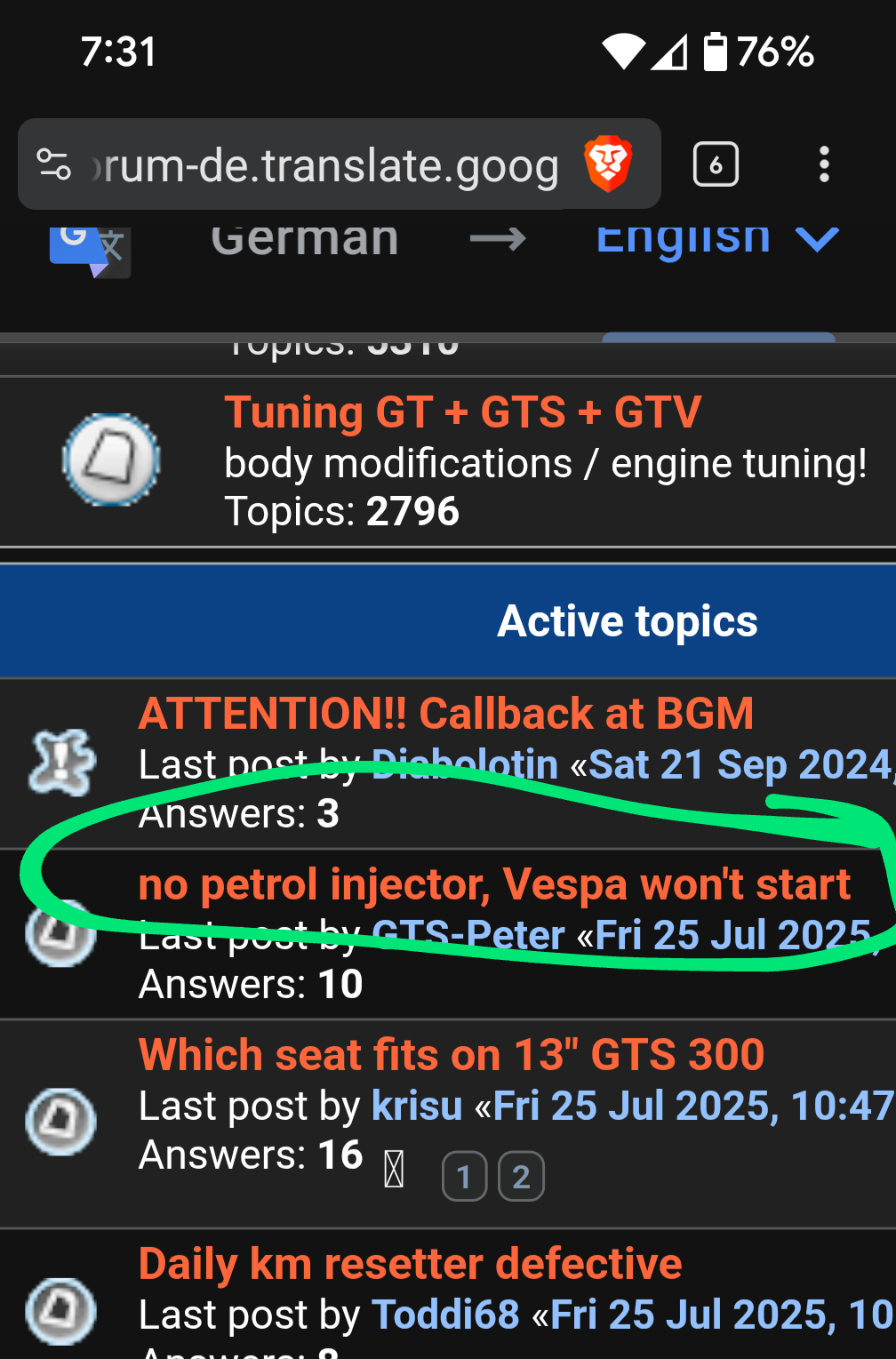 Forum member supplied image with no explanatory text