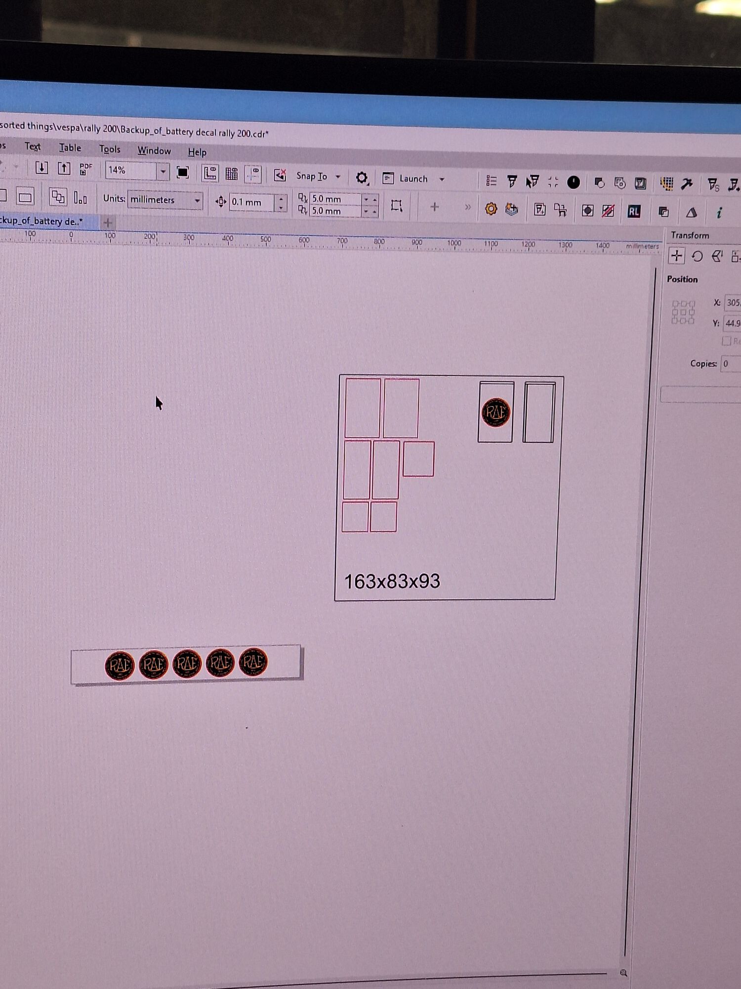 CorelDRAW file ready to go!!