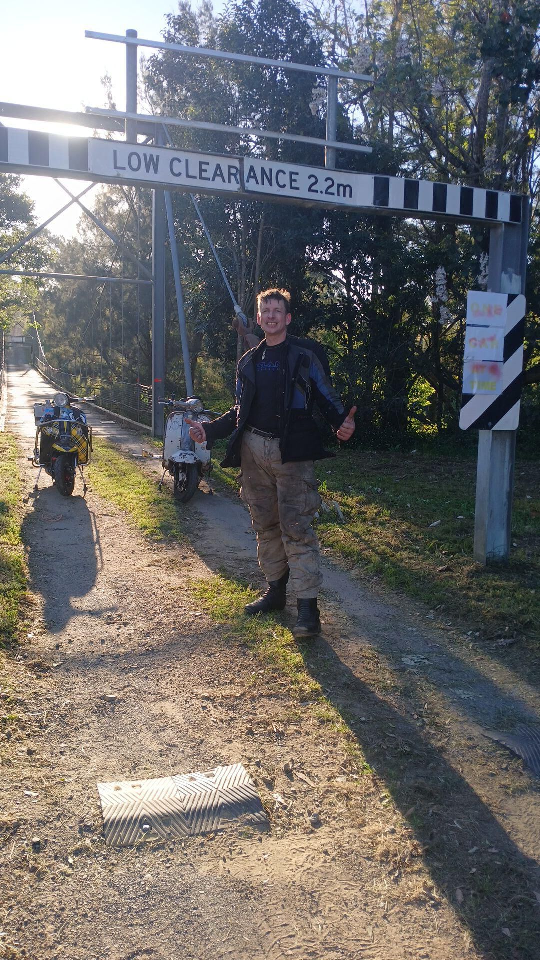 Another task, riding with the Malay Boys
