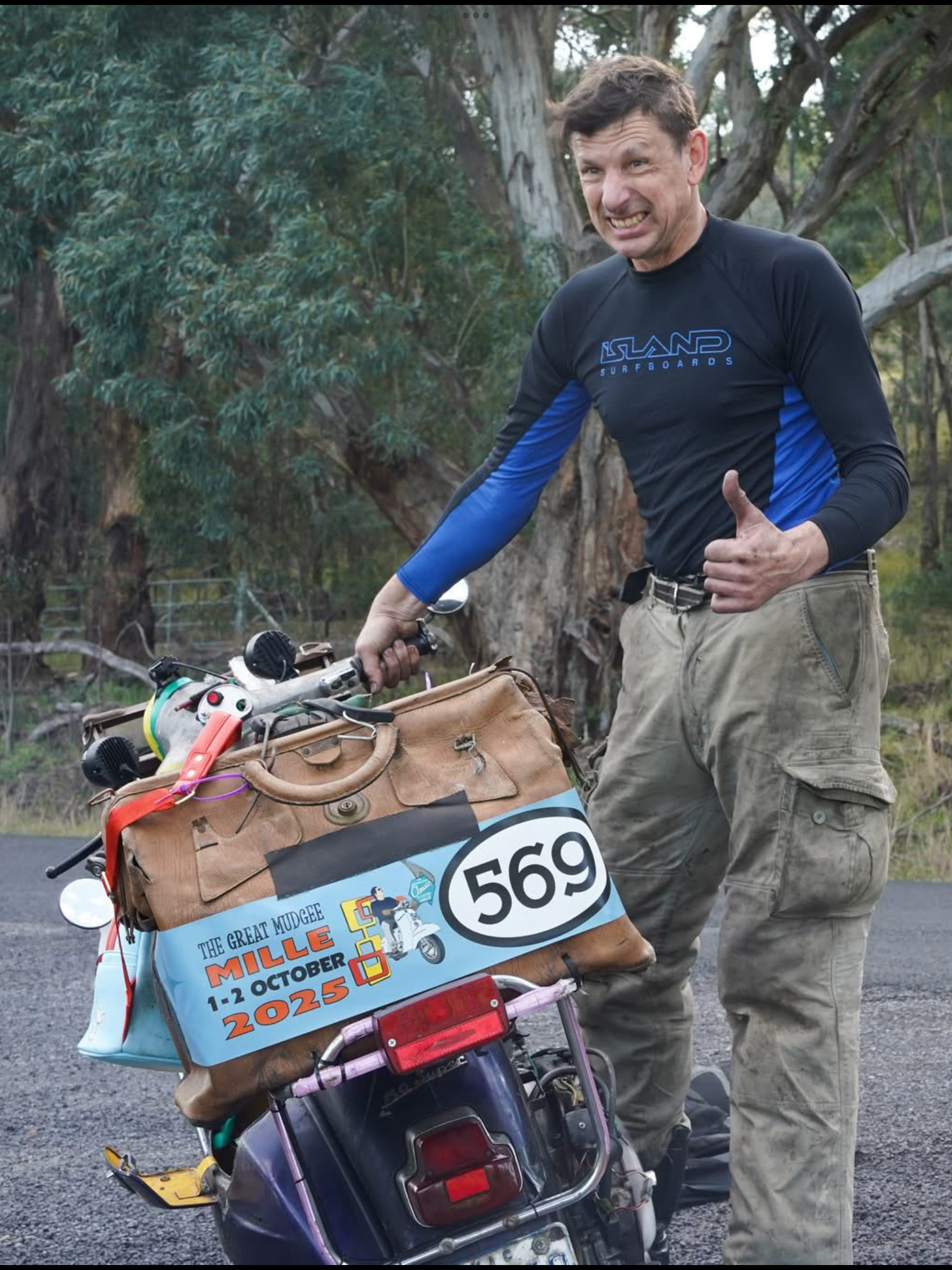 Pop... bang... pop... flames... nothing 
Yeah, that still sounds rather rough! 
About time for Ginchi to head off, so at least 1 Dark Lord got over the 25km mark