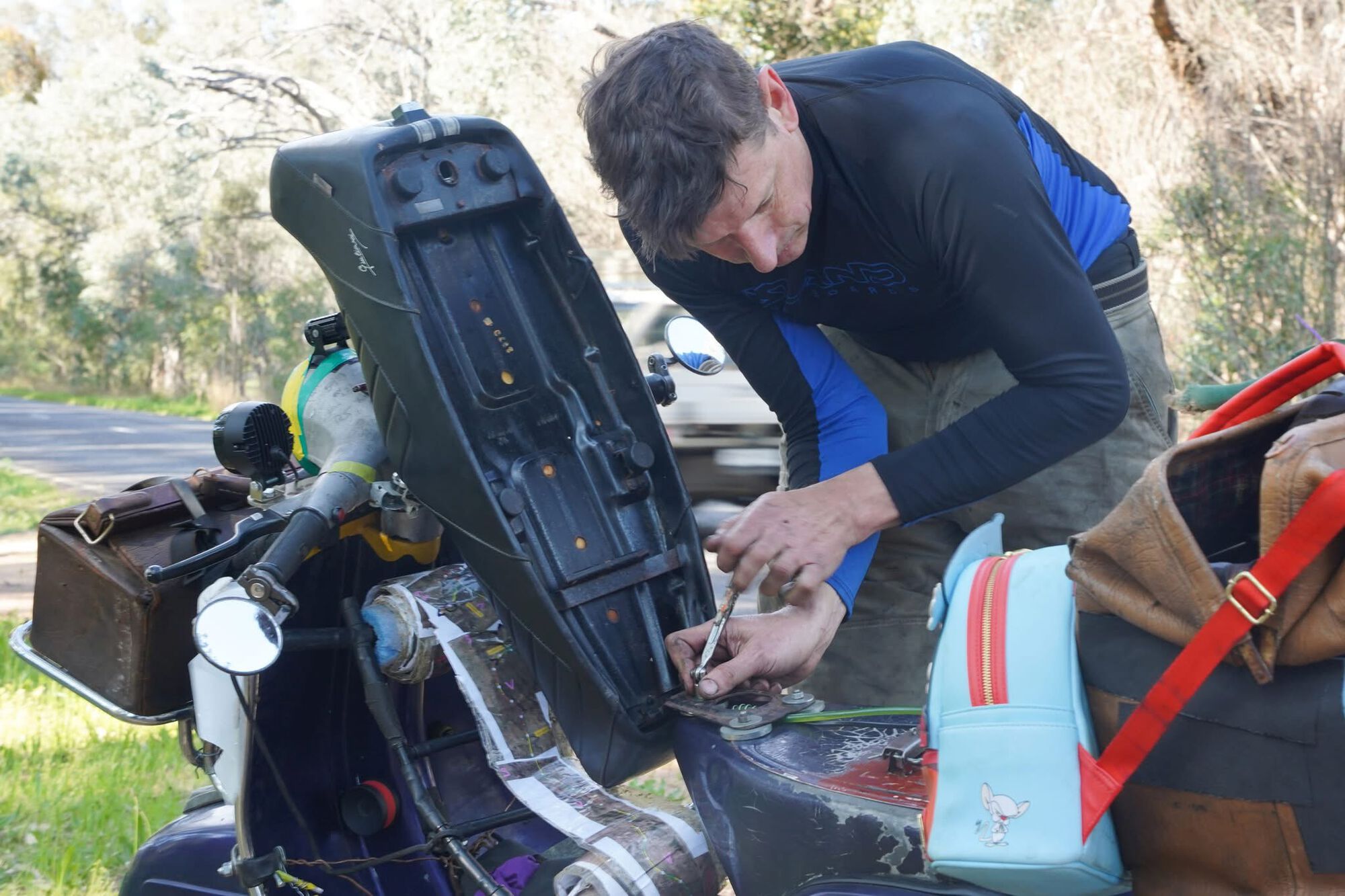 I hoped I didn't have to take that off... in the end it wasn't really needed! Ohh well.