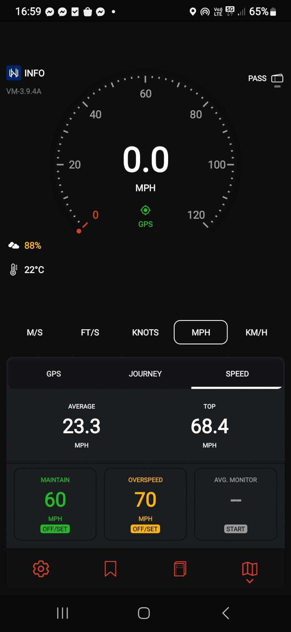 This morning it clocked 109km/h on WAZE.