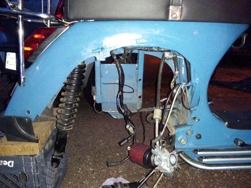 It's also a bit sus as to what happened to the rest of the chassis? Bodged maybe?