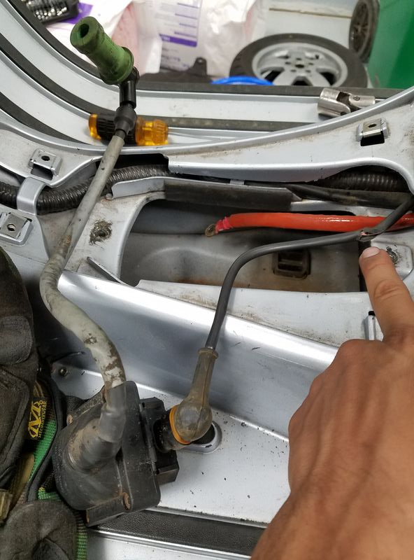 These were the chaffed and we're running over the battery box instead of underneath.