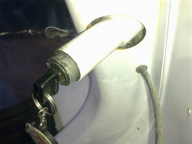 Modern Vespa Stuck lock cylinder Vespa PK 50 XL