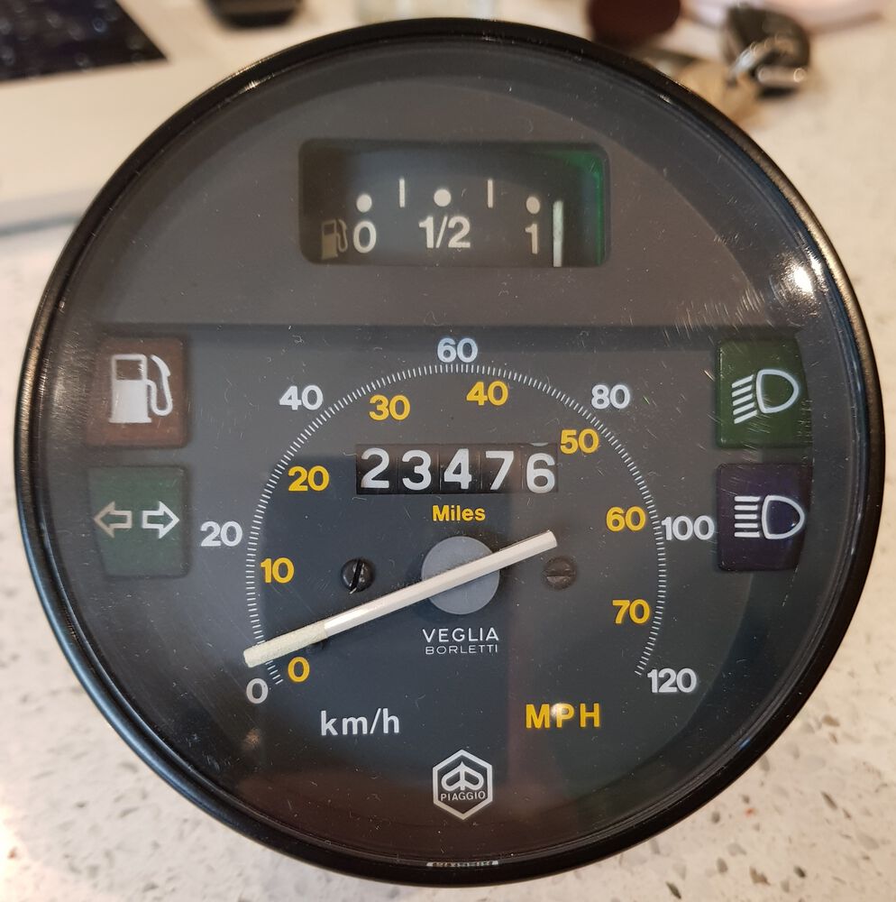 The face was mint under the melted lens