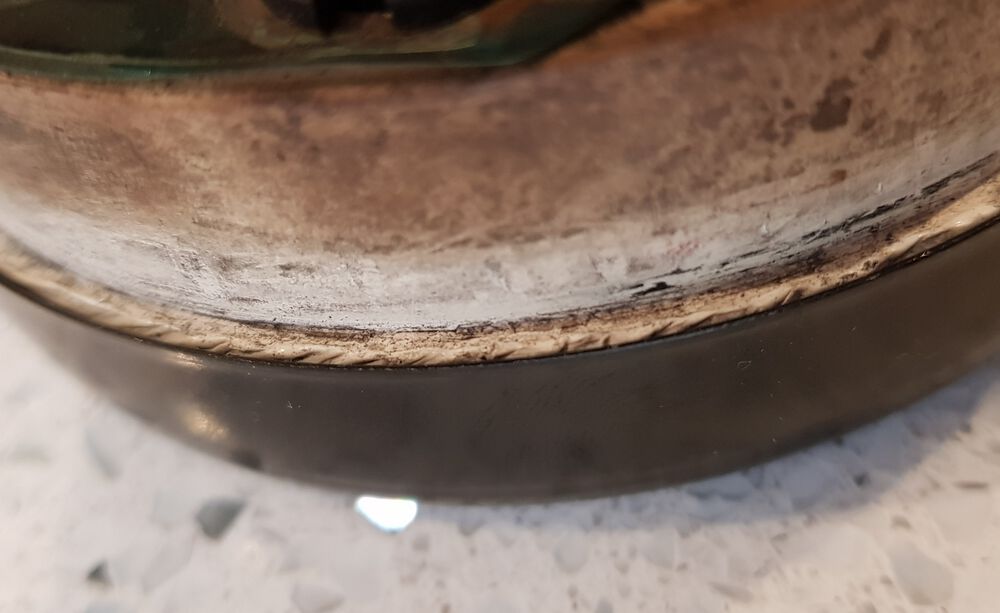 The lip, including some smoke damage!