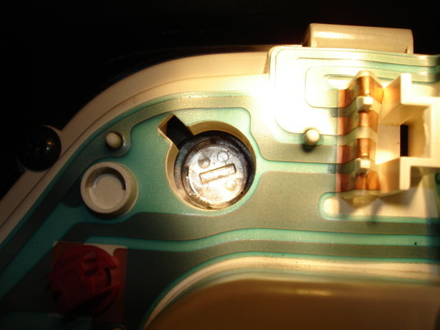 Plastic locking washer.
