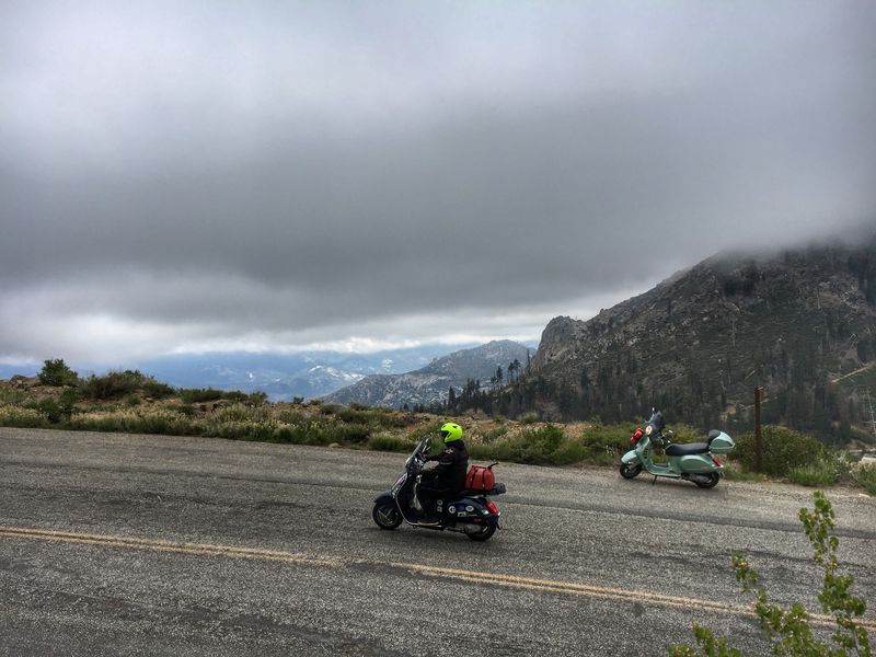 Day 1: Bill at 8,000 feet, Sherman Pass CA.