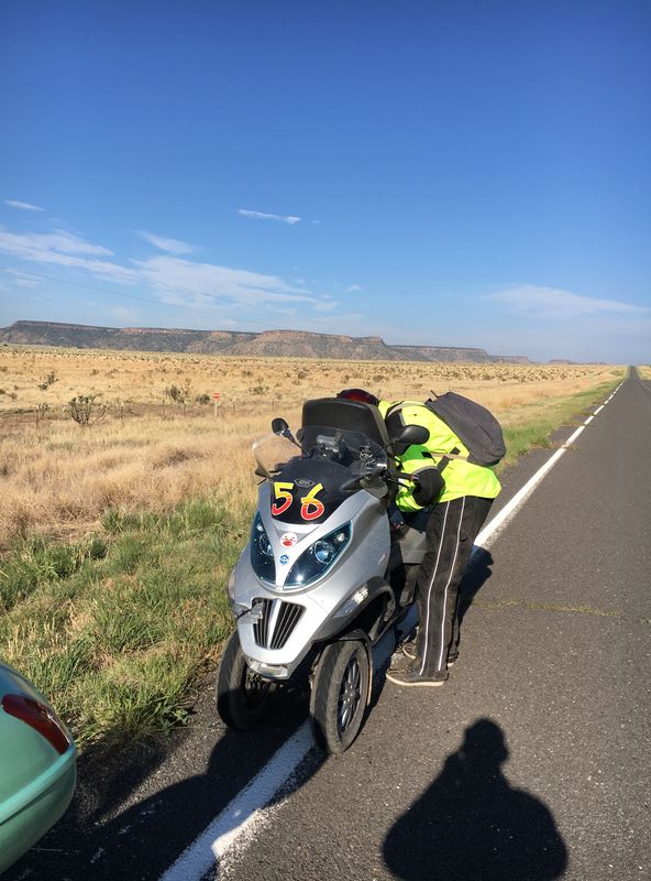 Day 5 started with meeting Jim broke down on the side of the road.  Gave him a lift into the nearest "town" where he had his own adventure hanging with the locals.  Unfortunately his MP3 was down for the count and he rode shotgun in the support