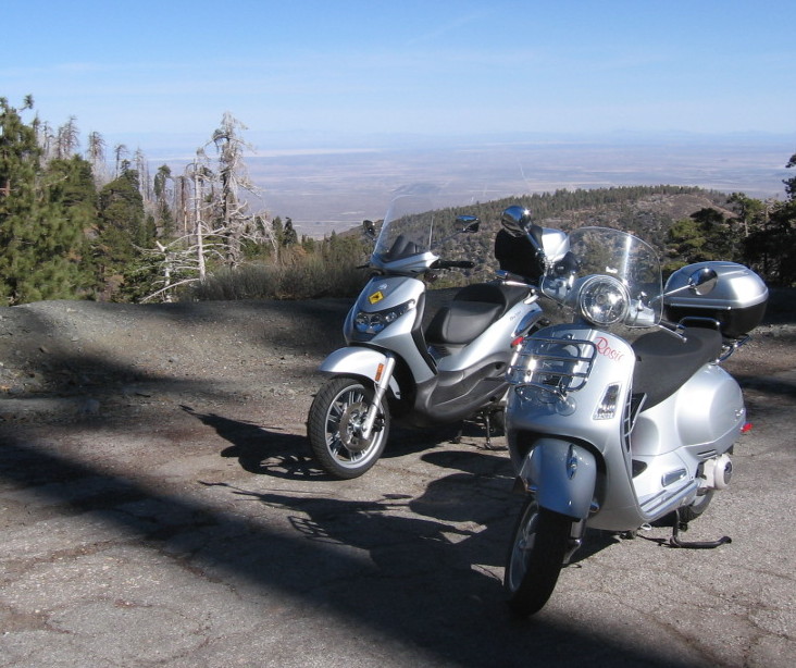 San Bernardino Mountains overlooking the Mojave Desert