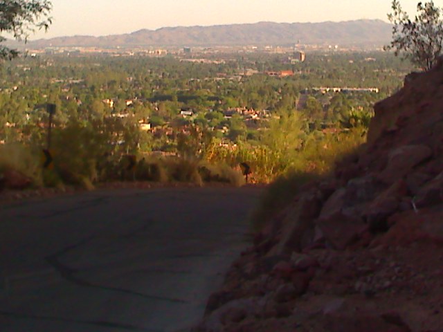 Sky Harbor airport waaaay in the background