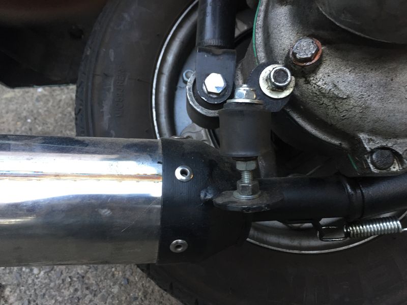 Modern Vespa Right Hand JL exhaust