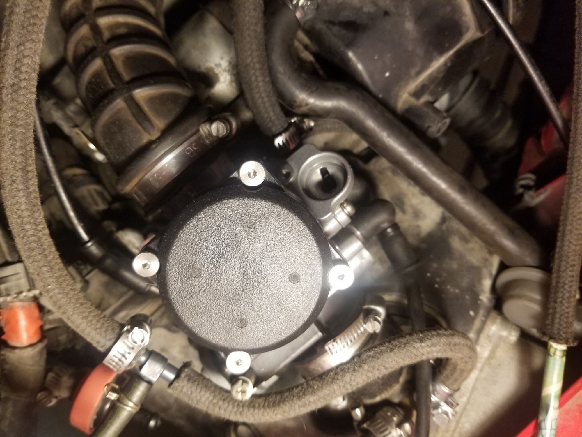 With choke removed - won't start, doesn't run.