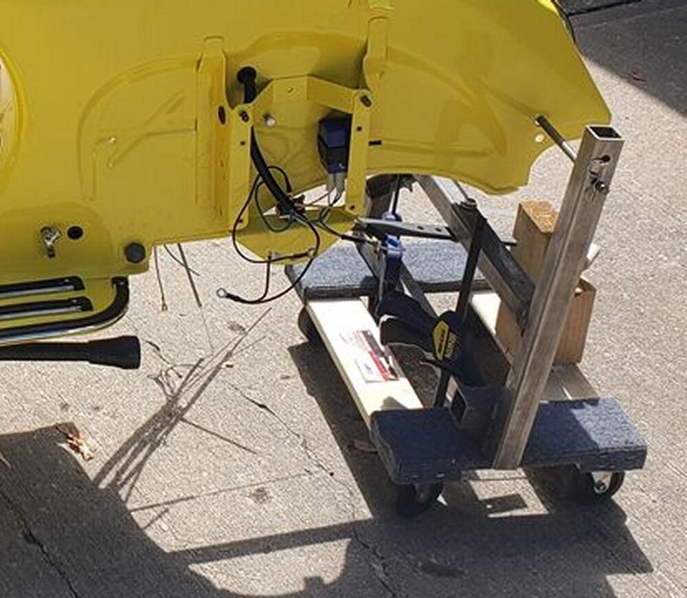 Should work OK with the right frame made to add to a furniture dolly.