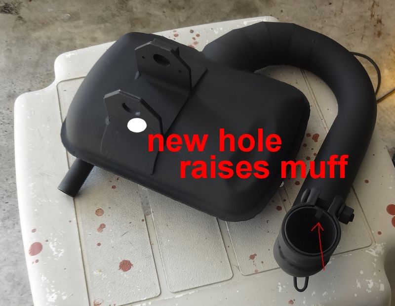 do this first, might be enough
have a good round rat tail file handy,
you will likely guess the sideways location a bit off