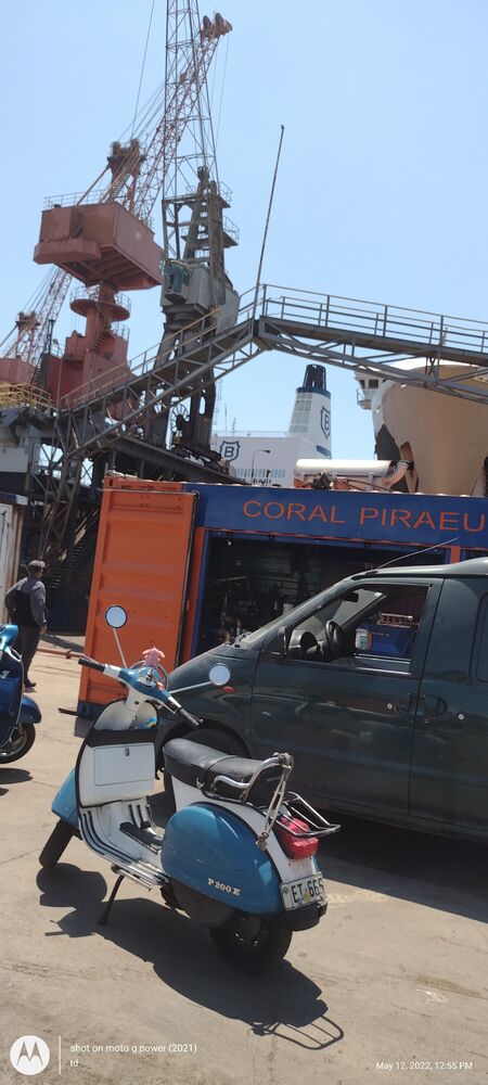 Lots to see up close if you can casually slip inside the gate on an innocent Vespa