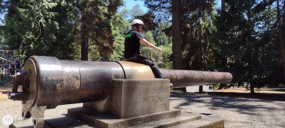 Yep, just like riding a Vespa but longer.