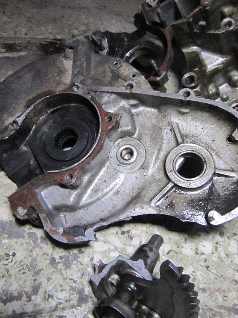 150 motor still needs a good cleaning before welding