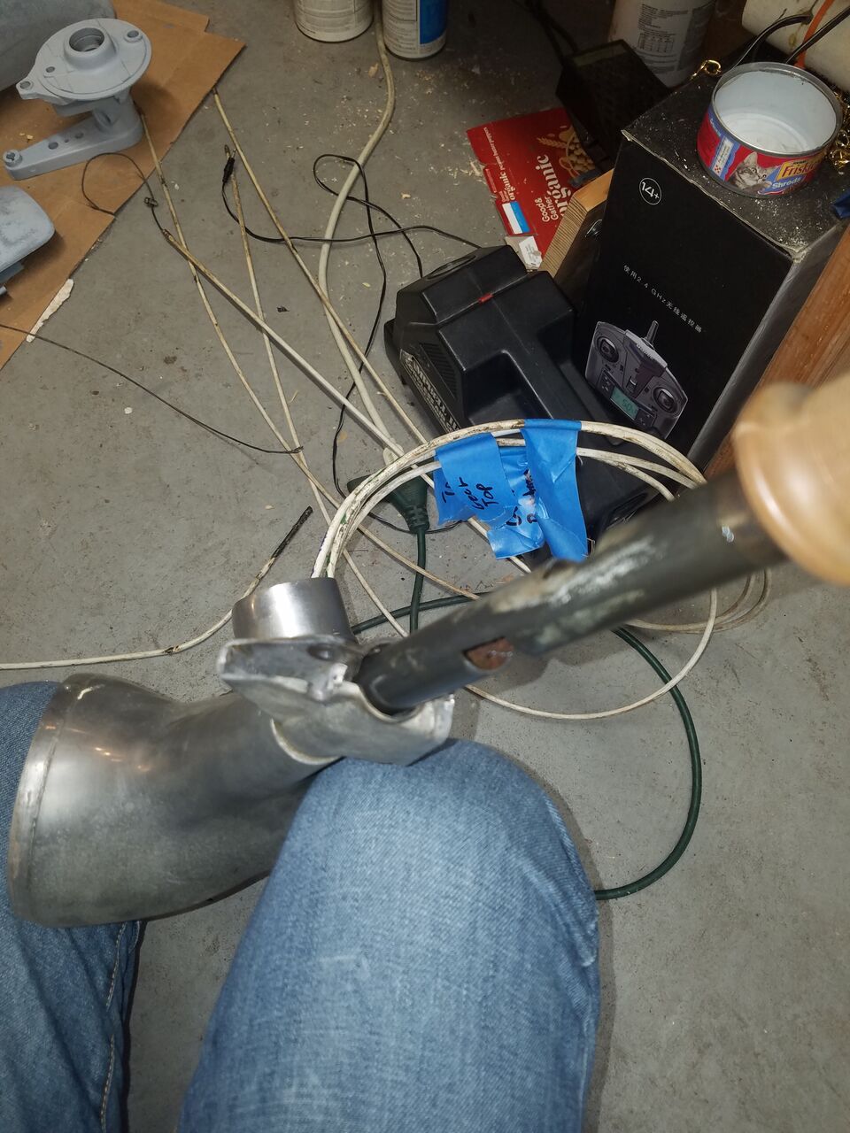 Throttle tube coming out