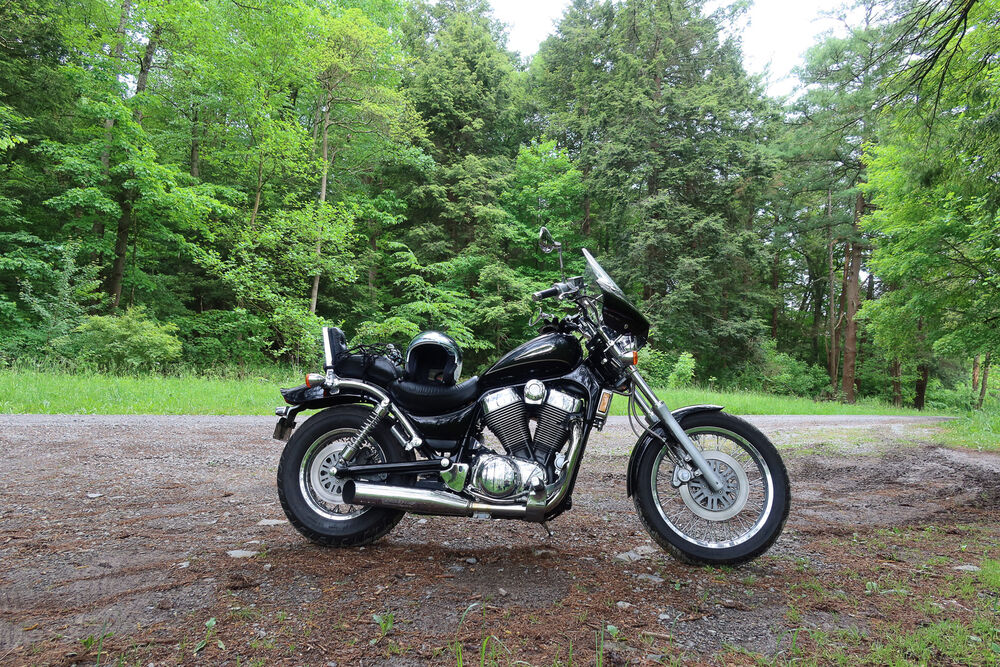 My friend Paul's Suzuki 1400 Intruder.