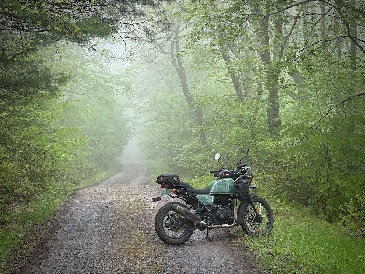 My 2022 Royal Enfield Himalayan on a local jeep trail.