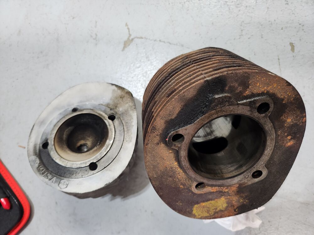 Cylinder and head