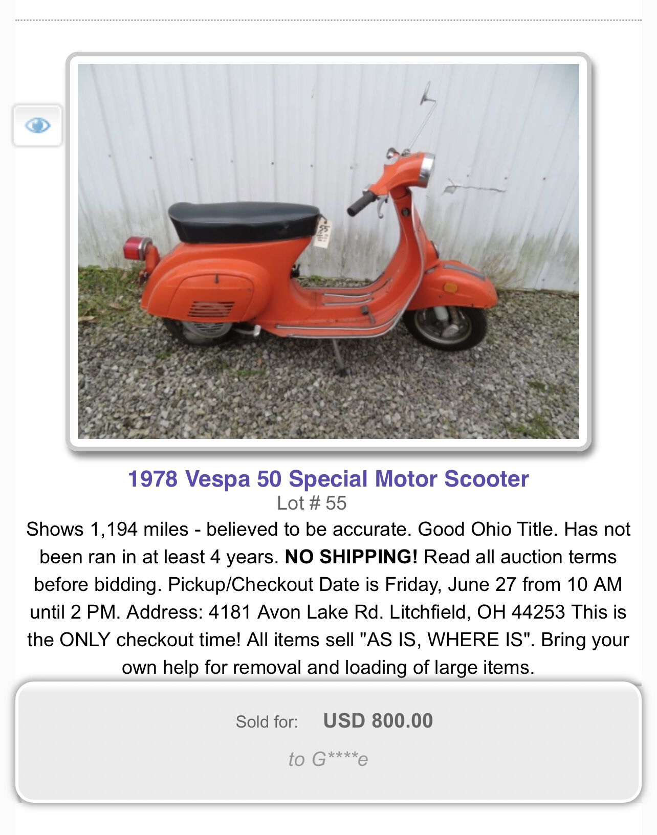 Forum member supplied image with no explanatory text