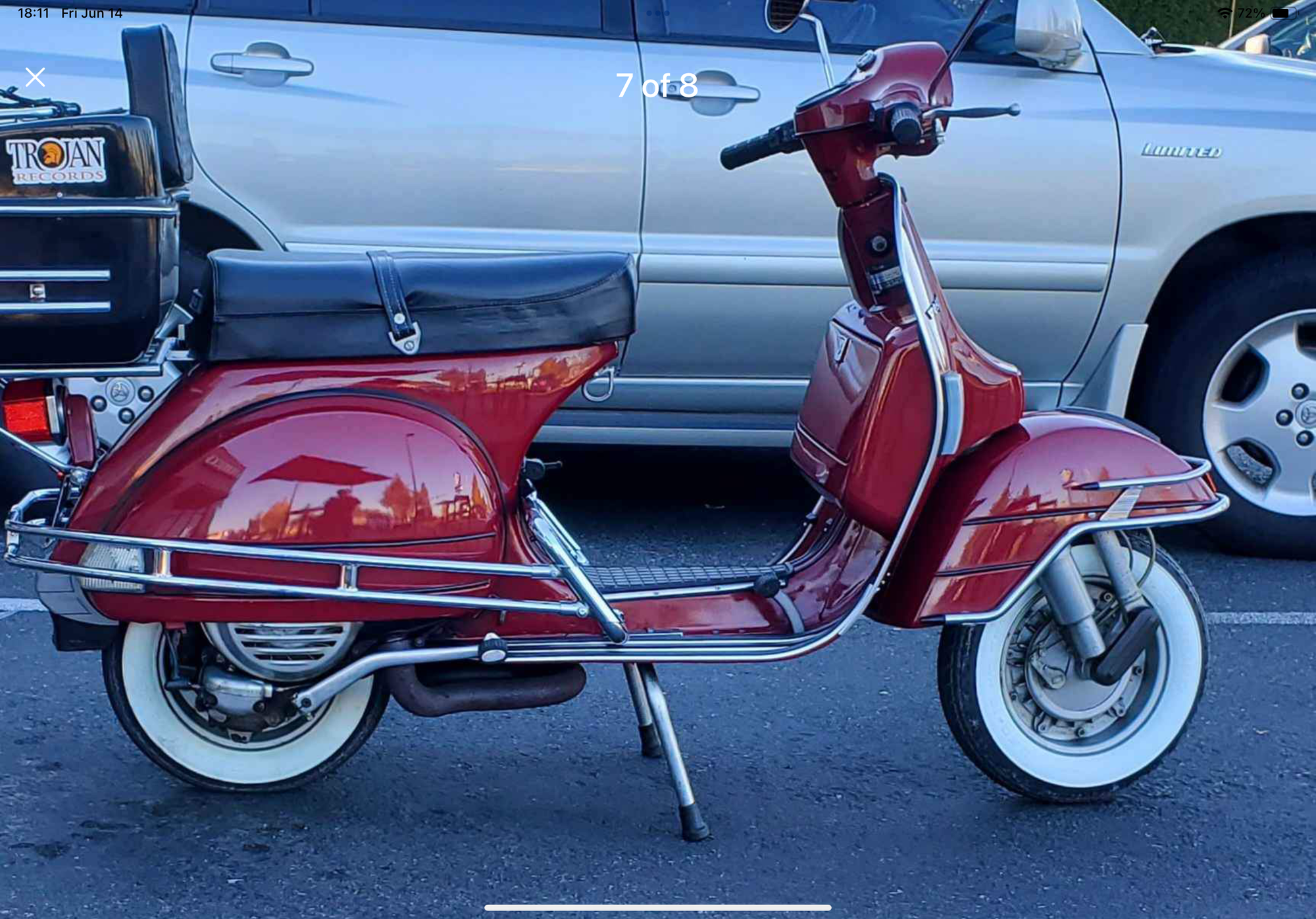 With original seat and top case
